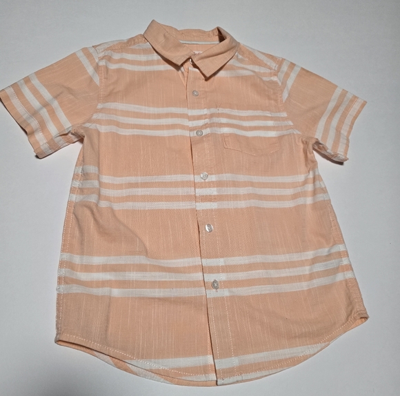 GAP And Cat & Jack Youth Boys' S (6/7)  Button-Down Short-Sleeve Shirts Bundle - Picture 2 of 11